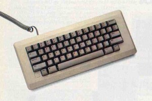 The Macintosh keyboard.