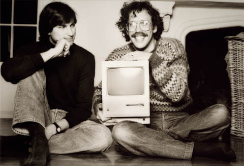 Steve Jobs and Bill Atkinson (Photo: Norman Seiff)