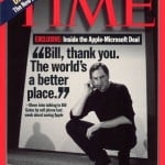 "Bill, thank you" - Steve Jobs on the cover of Time Magazine