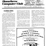 The Homebrew Computer Club newsletter