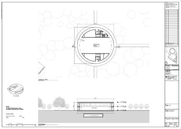 Apple Campus 2 - Fitness Center - © Apple Inc. - Foster + Partners