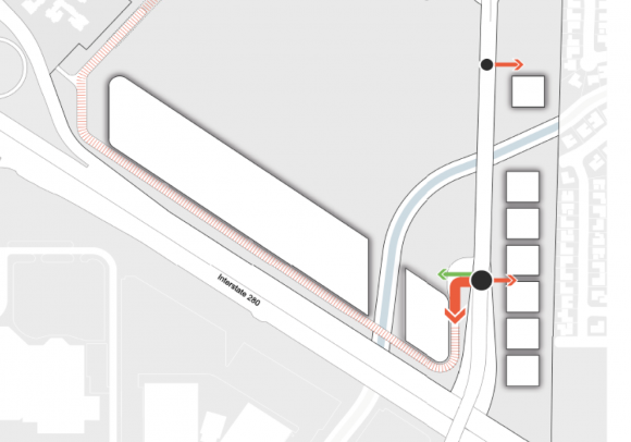 Traffic planning - Apple Campus 2 - © Apple Inc. - Foster + Partners