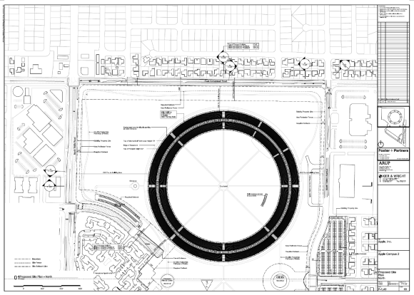 Apple Campus 2 - Site Plan - © Apple Inc. - Foster + Partners