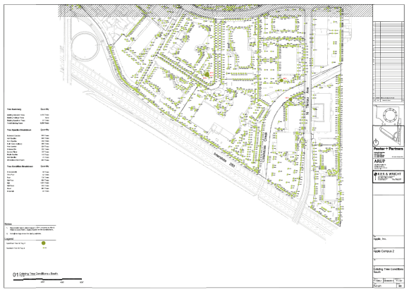 Plantation Planning - Apple Campus 2 - © Apple Inc. - Foster + Partners
