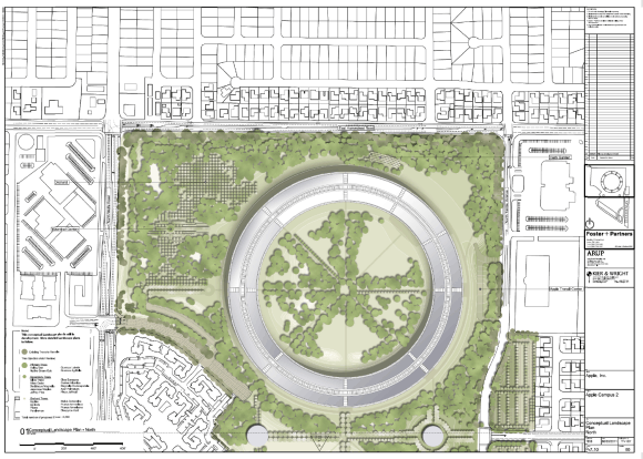 Plantation Planning - Apple Campus 2 - © Apple Inc. - Foster + Partners