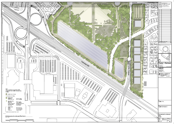 Plantation Planning - Apple Campus 2 - © Apple Inc. - Foster + Partners