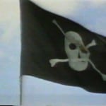The pirate flog on building Bandley III