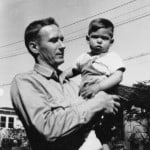 Steve Jobs with his father Paul Jobs (1958)