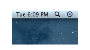 Notification Center button
