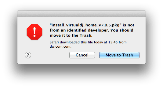 Not from an identified developer