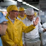 Tim Cook visits Foxconn Tim Cook visits Foxconn