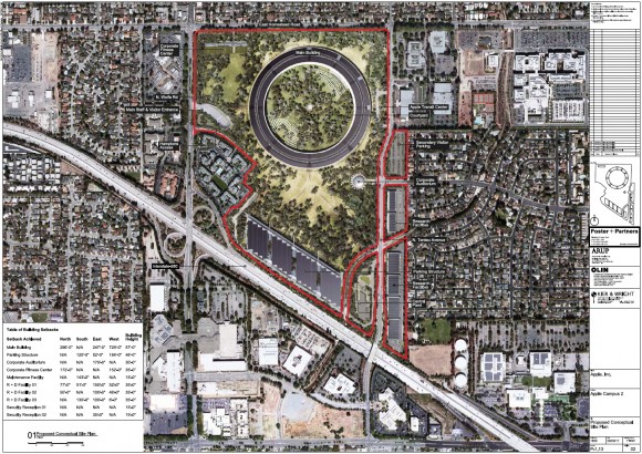 Apple Campus 2 - Conceptual Site Plan (Updated March 2012)