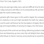 Apple remembers Steve Jobs on anniversary of his passing Apple remembers Steve Jobs on anniversary of his passing