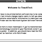 TeachText Mac OS 4.2