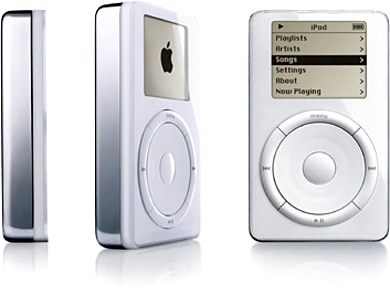 The first iPod (2001) The first iPod (2001)