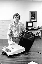 Mike Markkula at the Apple offices April 1, 1977 
