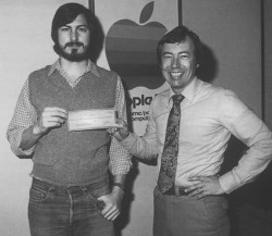 Steve Jobs and Mike Markkula