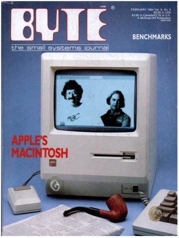 Cover, Byte Magazine, Feb. 1984