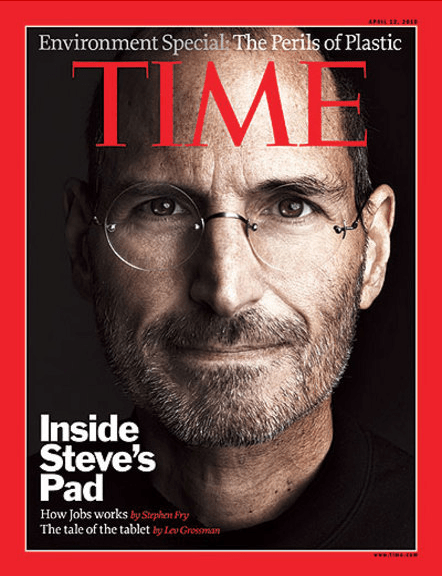Time Cover Steve Jobs - 2010: Inside Steve's Pad