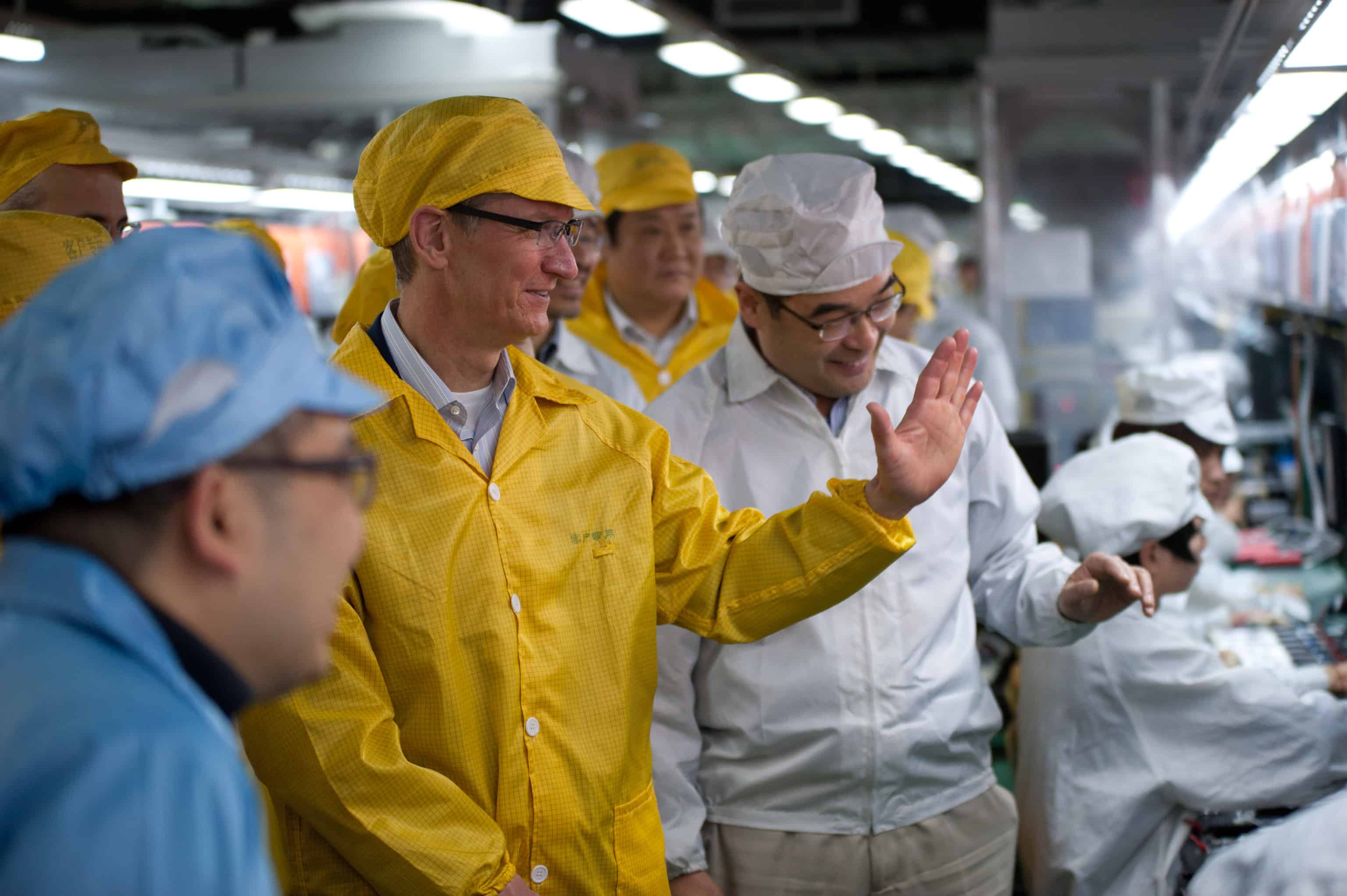 Tim Cook visits Foxconn › Mac History