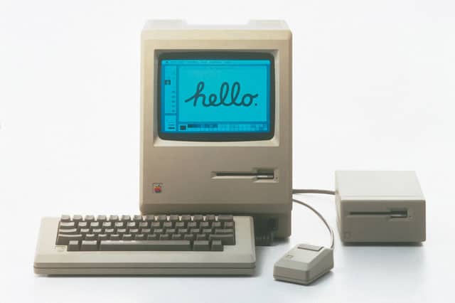 The first Apple Macintosh (1984)