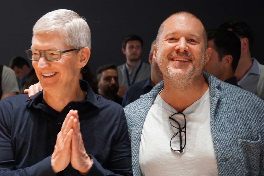 Tim Cook and Jony Ive at WWDC 2019