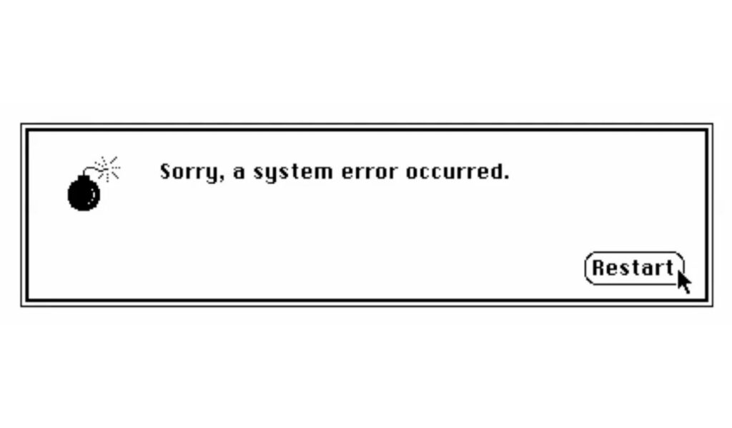 error message mac